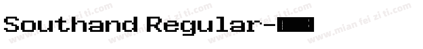 Southand Regular字体转换